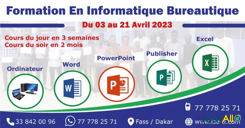 Vente de Formations à Dakar dès 50000 FCFA - Emploi & service