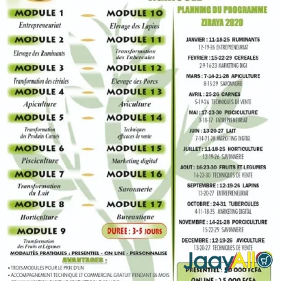 Vente de Formations à Thiès dès 25000 FCFA - Emploi & service