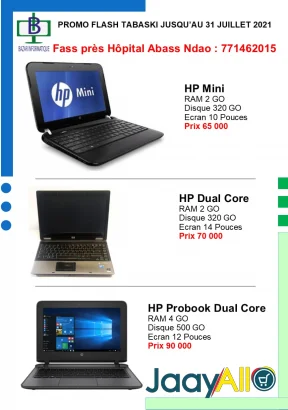 Vente de Ordinateurs à Gueule Tapee Fass Colobane dès 0 FCFA - Multimédia