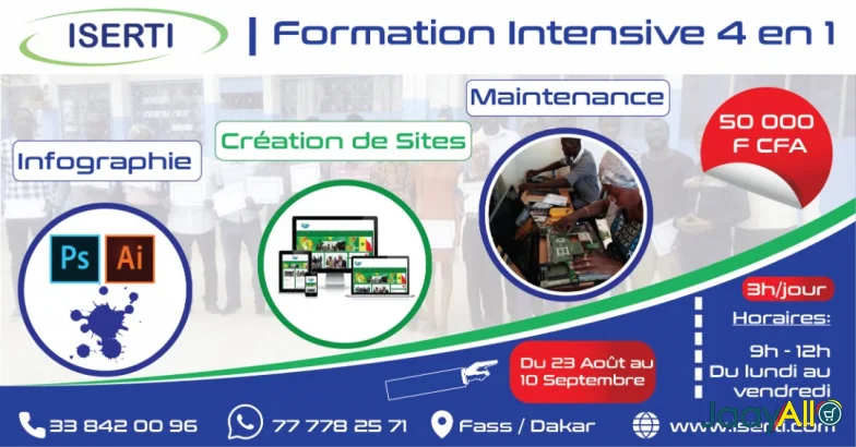 Vente de Formations à Gueule Tapee Fass Colobane dès 50000 FCFA - Emploi & service