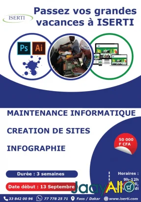 Vente de Formations à Gueule Tapee Fass Colobane dès 40000 FCFA - Emploi & service